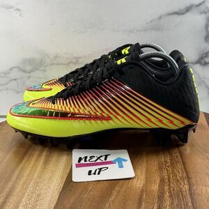 Men’s 9-Nike Vapor Speed 2 TD ‘TD Champ’ 864959-078 Black Volt Football Cleats
